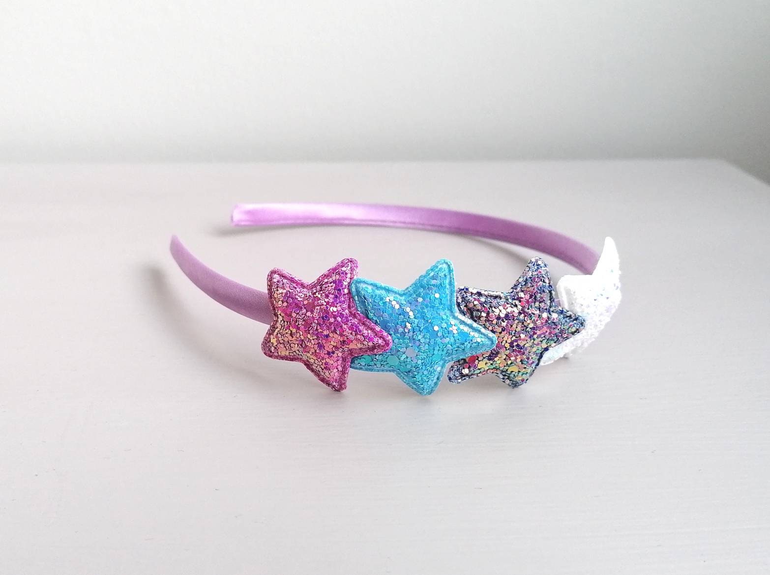 Herlipto○Velour Stars Headband Zorina Crystal Star Headband