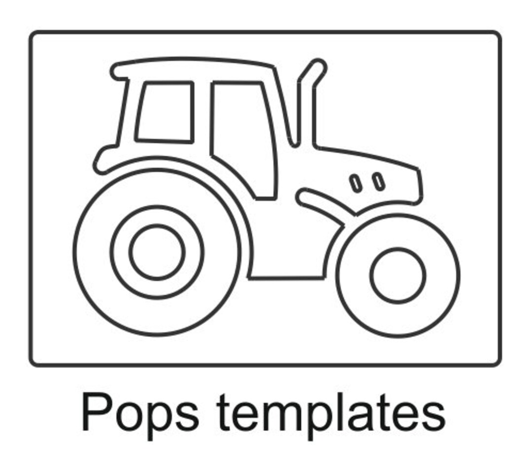 Acrylic Tractor Templates for Router and Craft. - Etsy