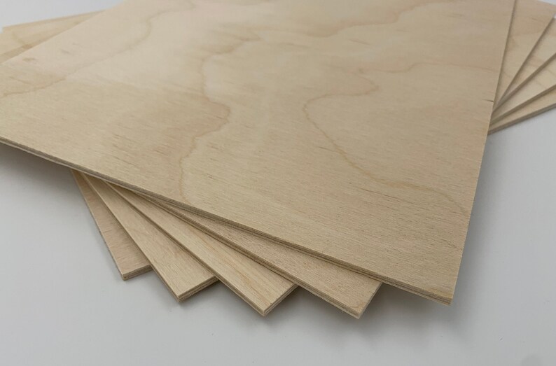3 mm A4 birch plywood sheets for craft. BEST PRICE. Etsy