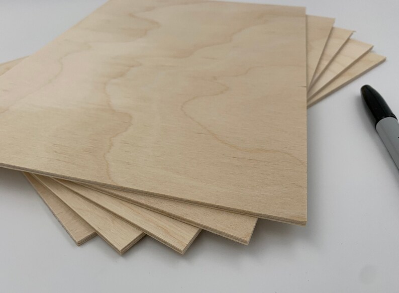 3 mm A4 birch plywood sheets for craft. BEST PRICE. Etsy