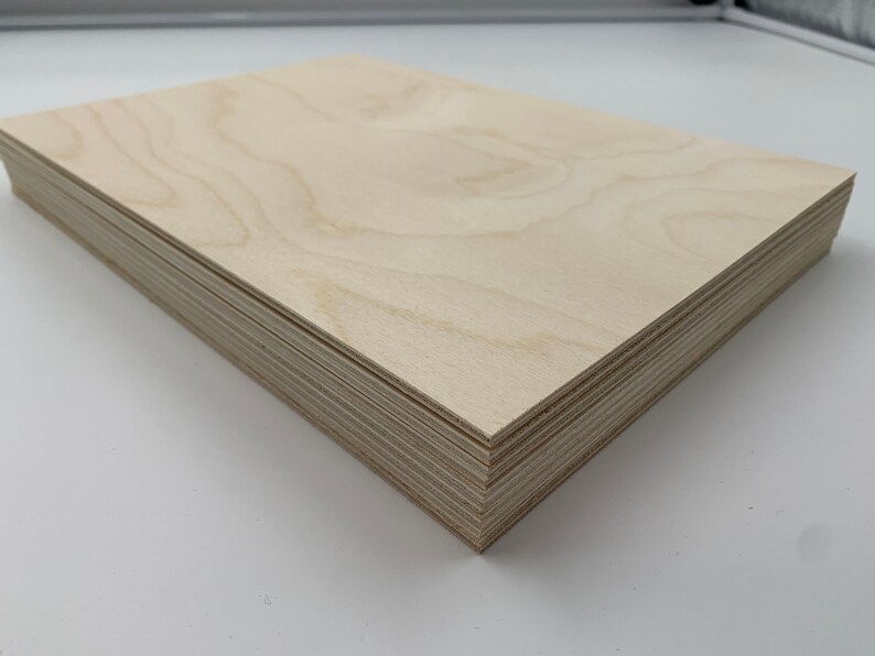 3 mm A4 birch plywood sheets for craft. BEST PRICE. Etsy
