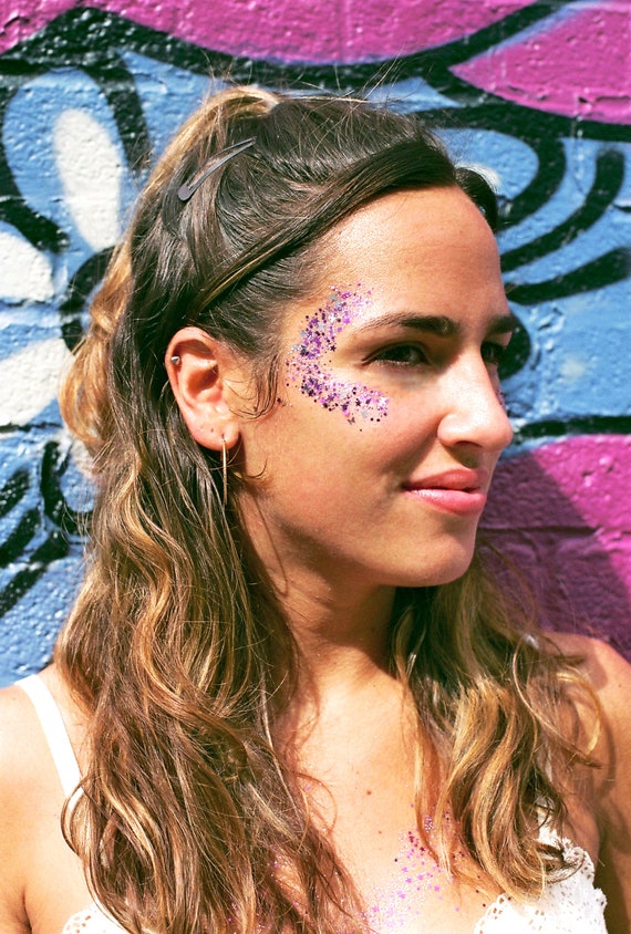 scheuren logo lichten Purple Cosmetic Glitter Festival Glitter Body Glitter - Etsy Hong Kong