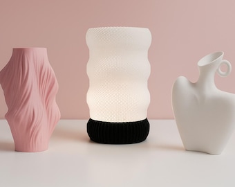 3D Gedruckte Lampe Wave Glow