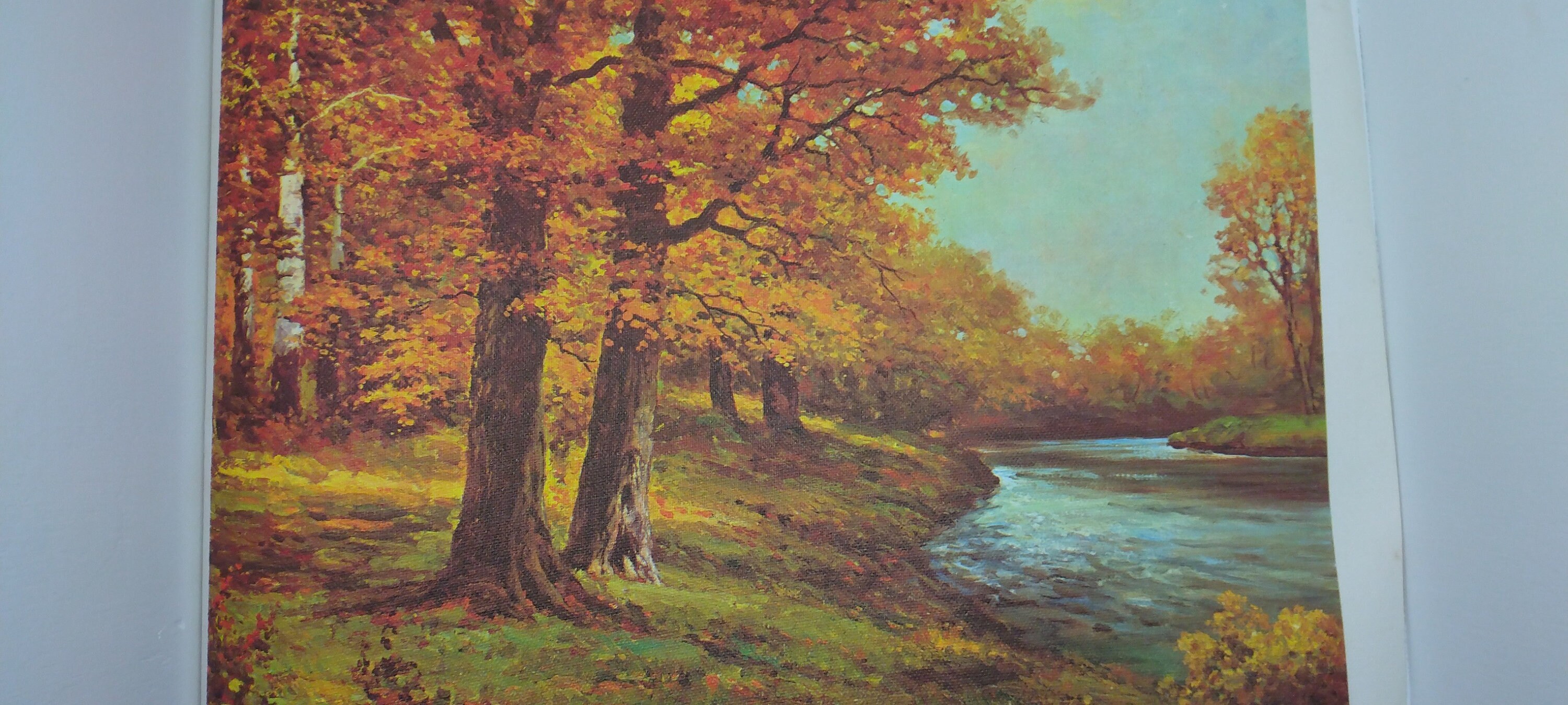 Robert Wood autumn Glory Canvas Vintage 18 X 14 - Etsy