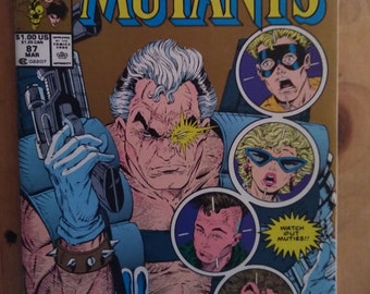 New Mutants #87 ! First Cable Appearance ! Gold Cover 2nd Printing !
