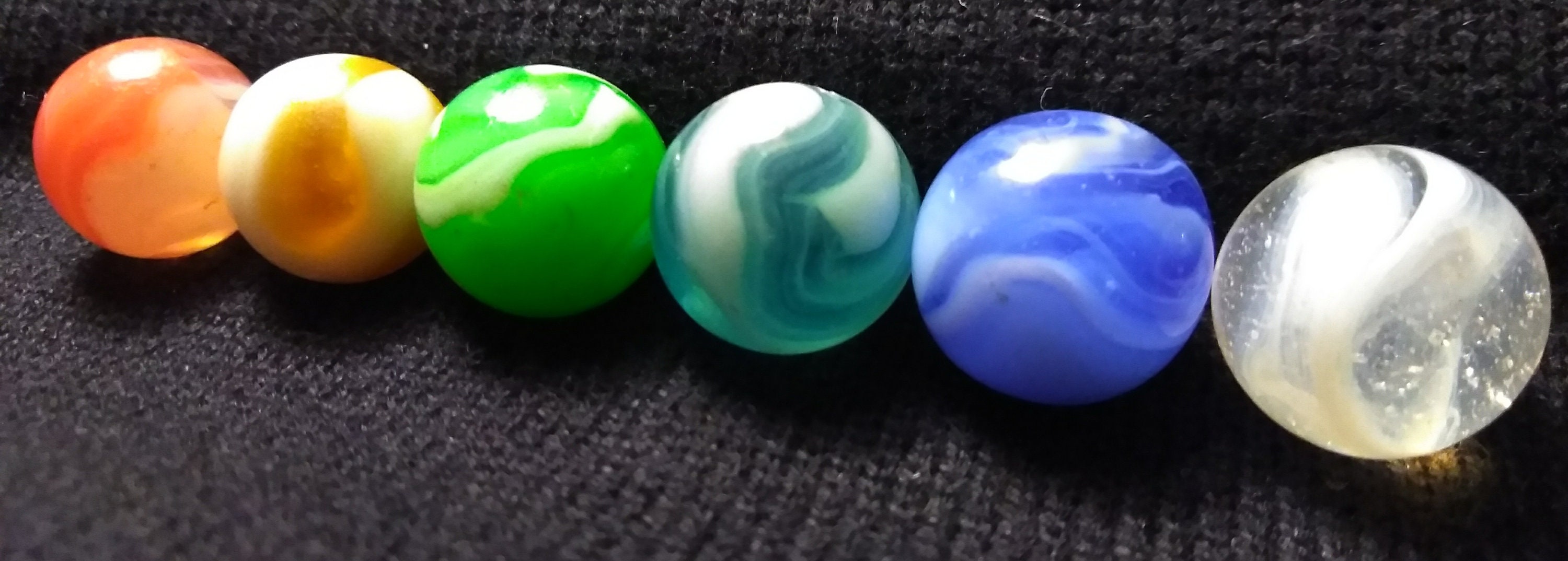 Marble Collection By Color Beautiful Vintage Marbles Color Variety Collection ! - Etsy