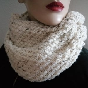 Soft Loop Scarf in Beige