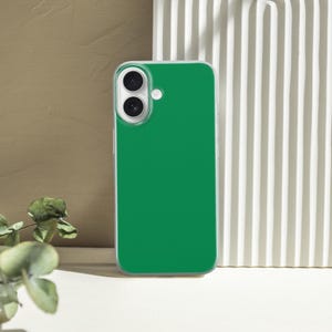 Mint Green Phone Case Pastel Matte Cover fit for iPhone 17 Pro Max, 16e, 15 Plus, 14, 13, 12, XS & Samsung S25, S24, A56, Pixel 10, 9, 8A