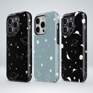 Celestial Phone Case Space Sci-Fi TOUGH Cover fit for iPhone 16 Pro Max, 15 Plus, 14, 13, 12, 11, XS & Samsung S25, S24, A56, Pixel 9, 8A, 7