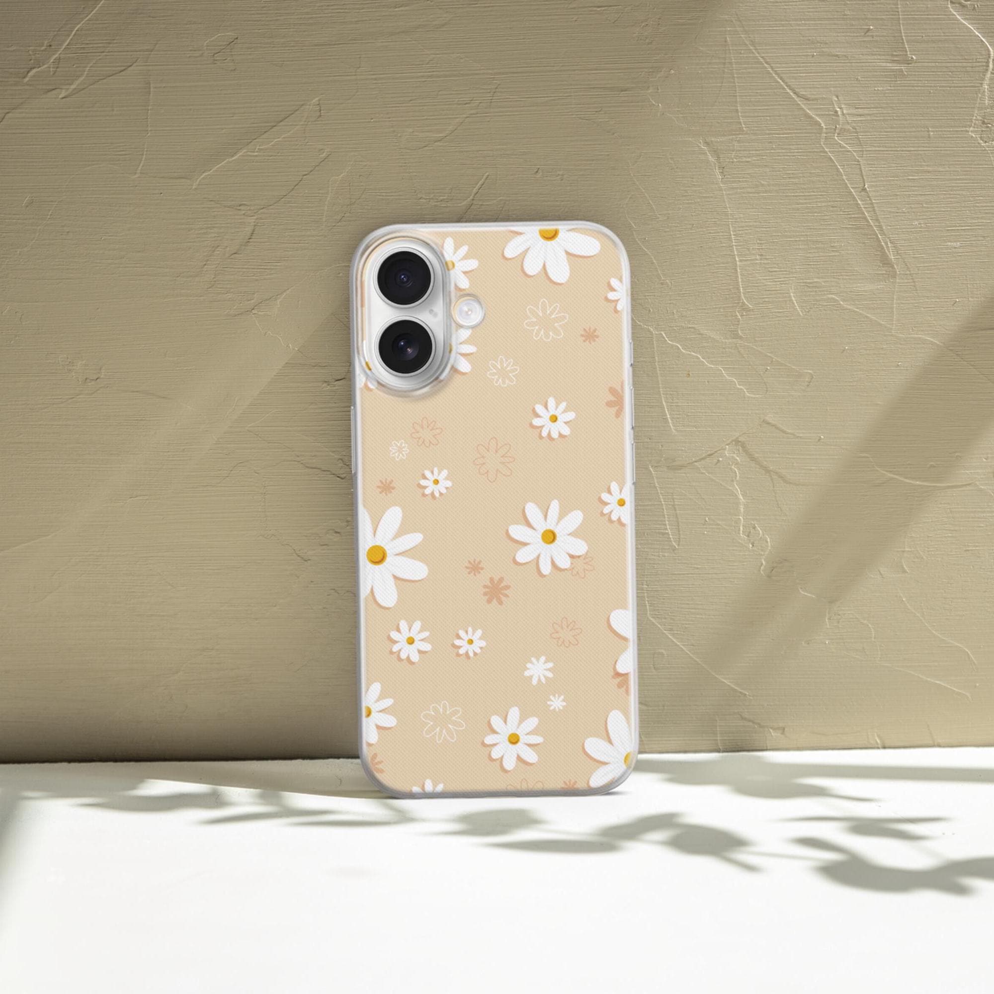 【専用になります】iPhone ケース DAISY Daisy Phone Case Cute Flower Sage Cover Fit for iPhone 16