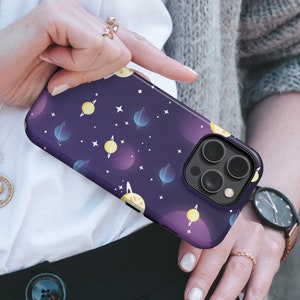 Planets Phone Case Space Sci-Fi TOUGH Cover fit for iPhone 16 Pro Max, 15 Plus, 14, 13, 12, 11, XS & Samsung S25, S24, A56, Pixel 9, 8A, 7