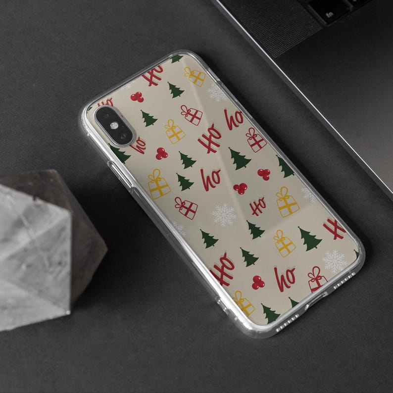 Christmas Phone Case Festive Pattern TOUGH Cover Fit for iPhone 16 Pro