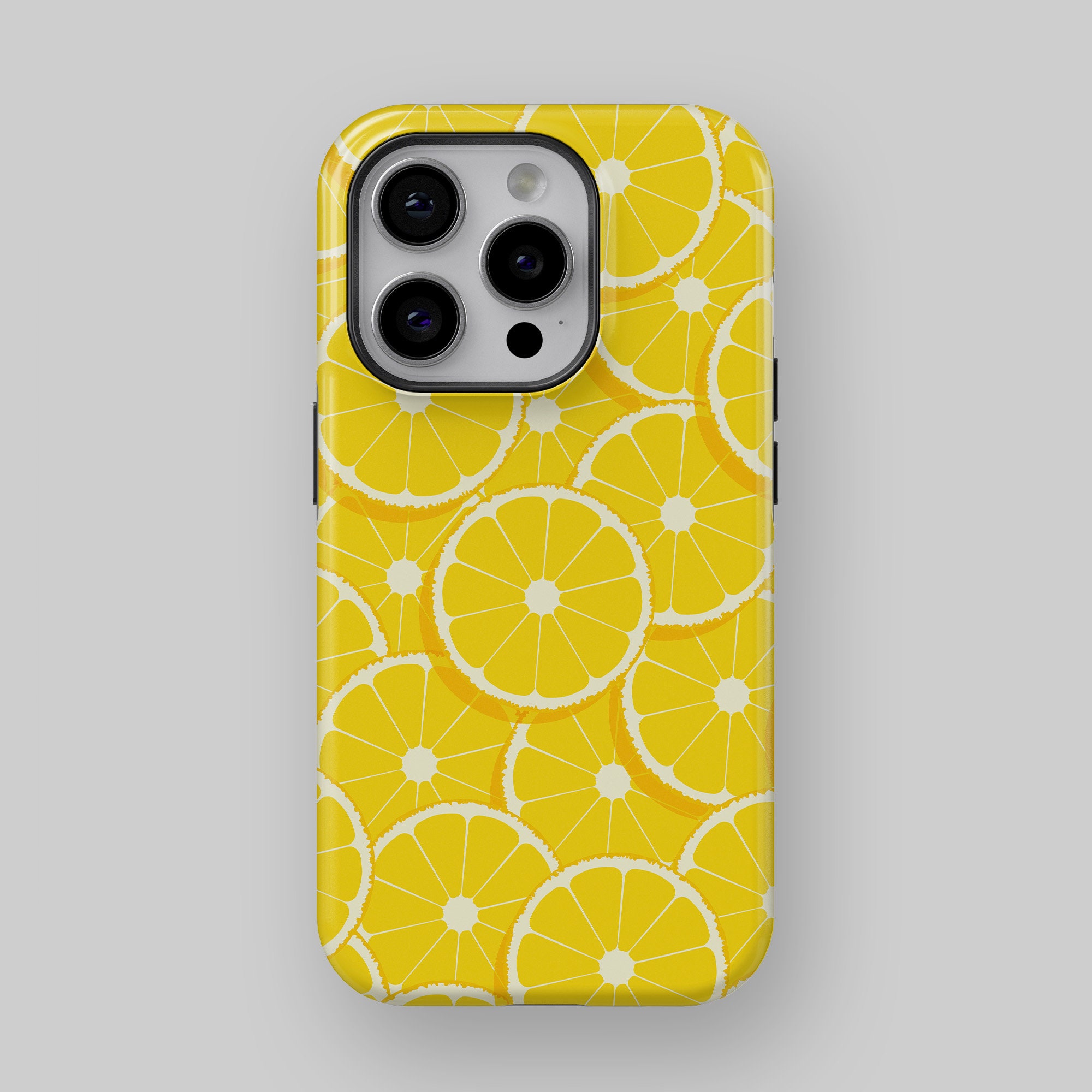 Lemon Phone Case Citrus Fruit TOUGH Cover Fit for iPhone 18 Pro