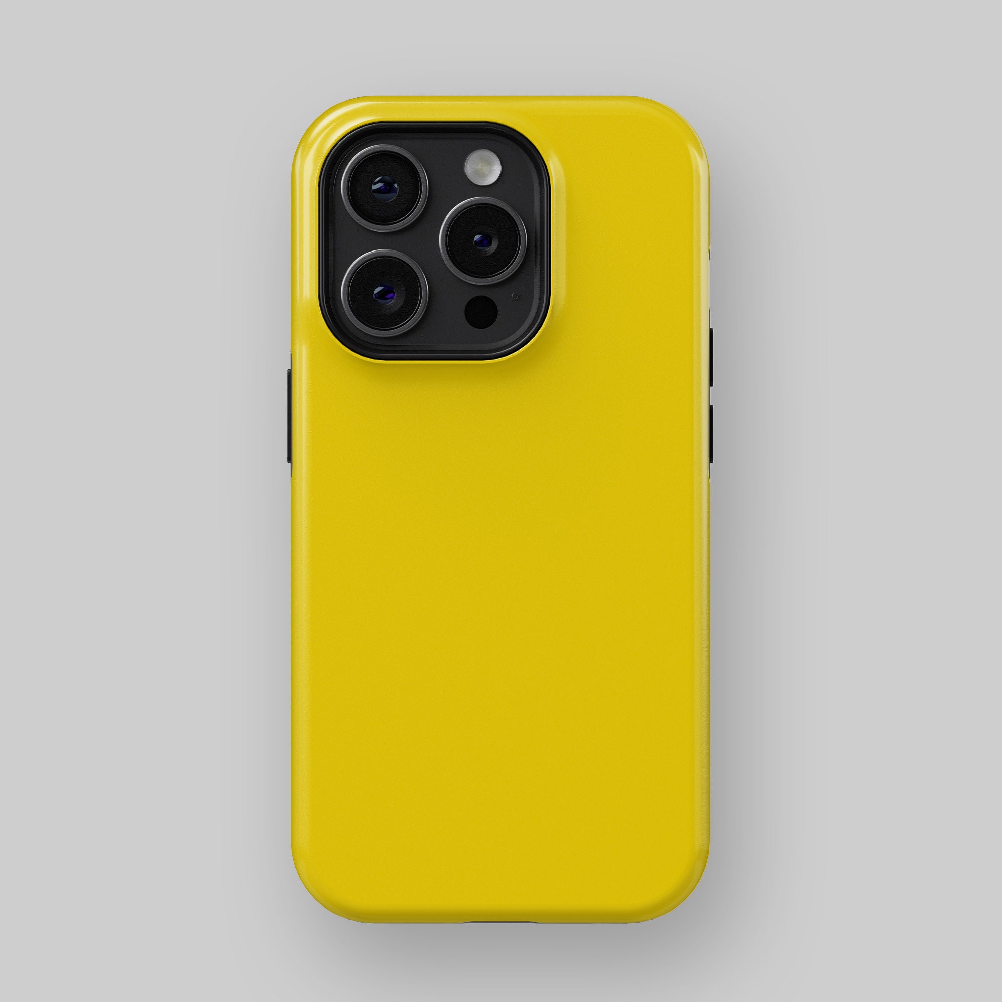 イエローの携帯ケース 夏向け光沢TOUGHカバー iPhone 17 Pro Max、16e