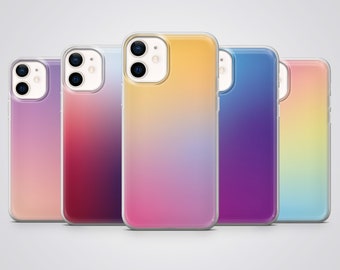 Gradient Phone Case Ombre Matte Cover fit for iPhone 17 Pro Max, 16e, 15 Plus, 14, 13, XS & Samsung S25, S24, S23, A56, Pixel 10, 9, 8A