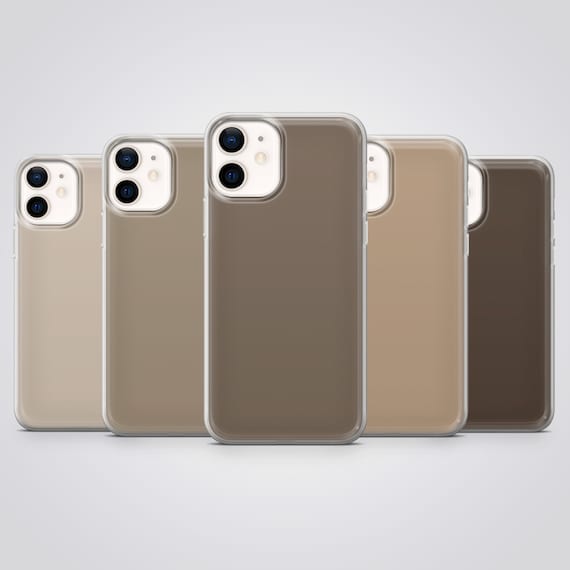 Beige Phone Case Cream Pastel Matte Cover fit for iPhone 17 Pro Max, 16e, 15 Plus, 14, 13, 12, XS & Samsung S25, S24, A56, Pixel 10, 9, 8A