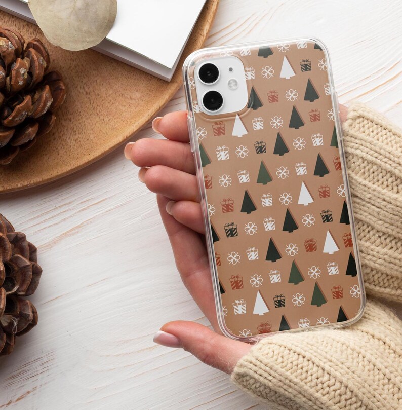 Christmas Tree Phone Case Pattern TOUGH Cover Fit for iPhone 16 Pro Max