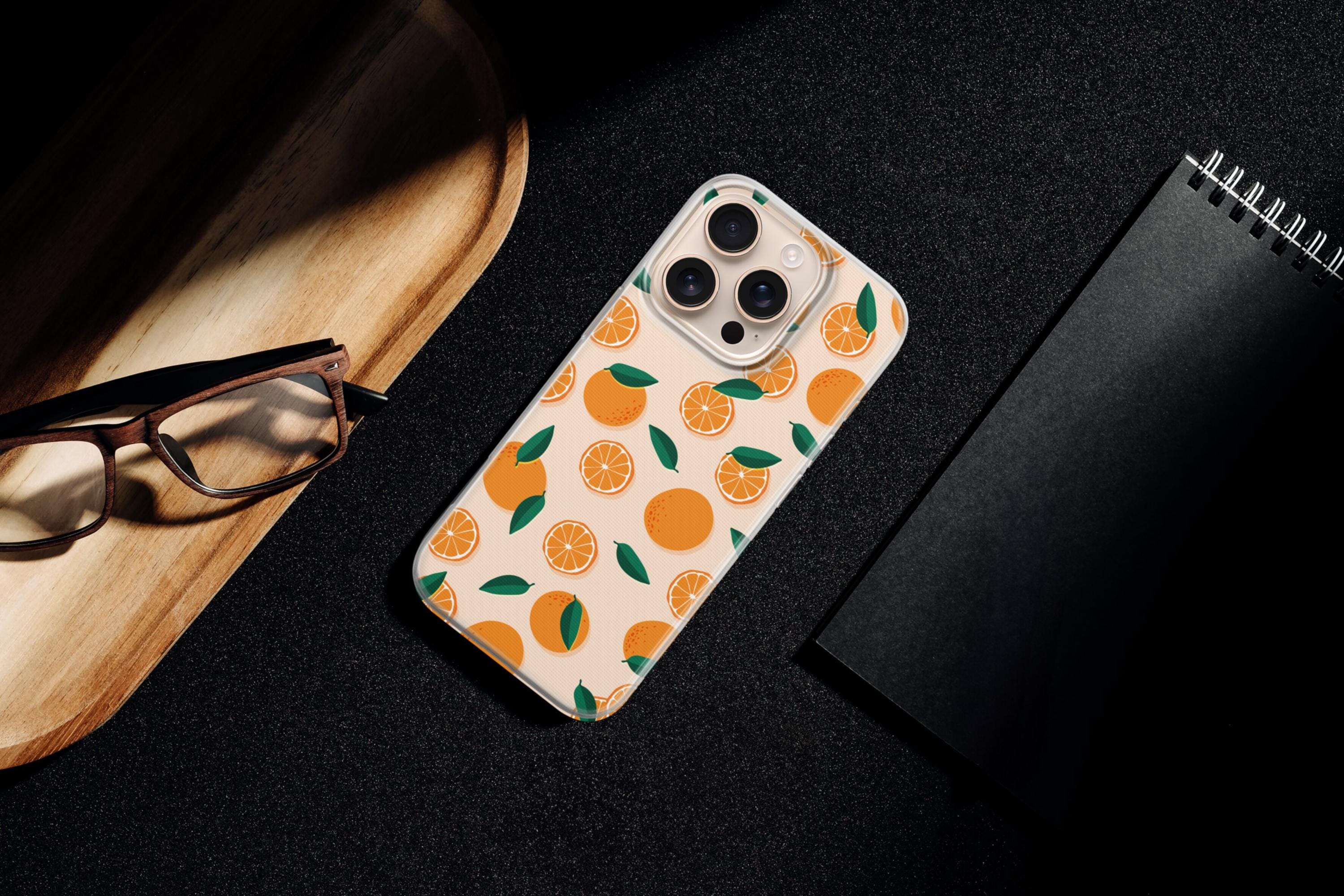 Orange Phone Case Citrus Summer Fruit Cover Fit for iPhone 17 Pro