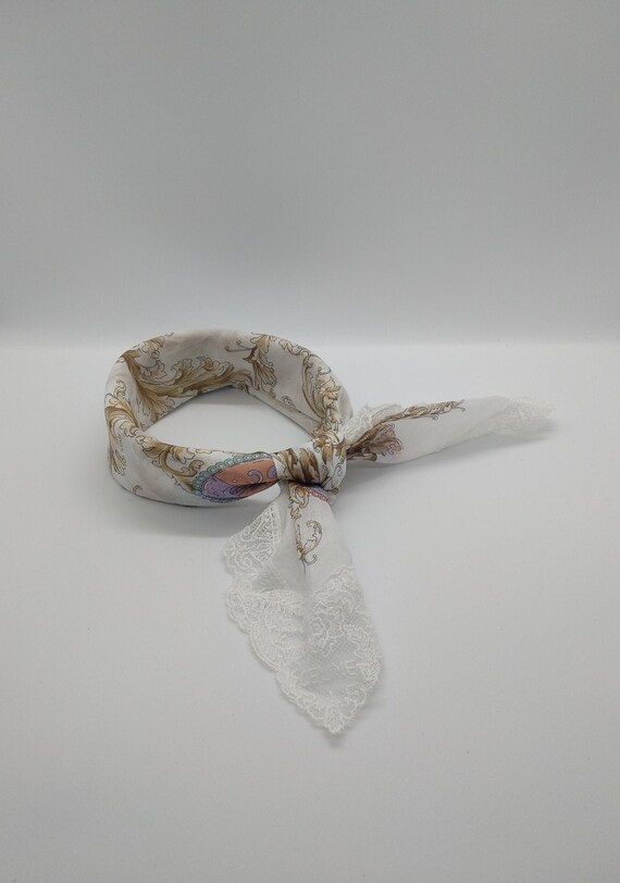 Celine Flowers Handkerchief/Neckerchief - HK140