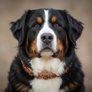 Amberdog Bernsteinhalsband „SuperFlex“ – flexibel, verstellbar mit Leder, handgefertigt für Hunde