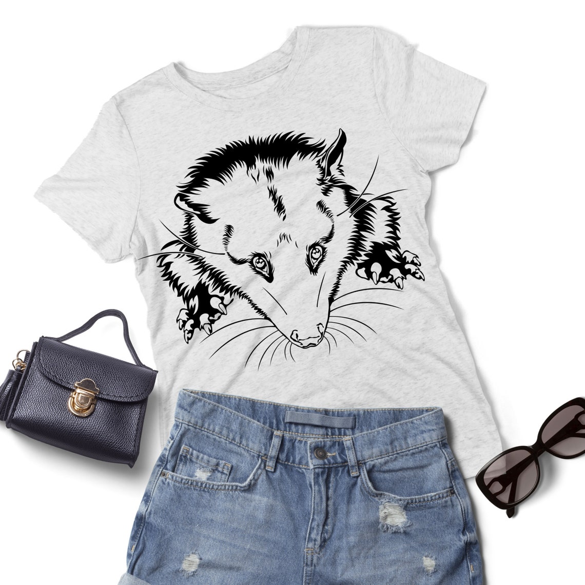 Opossum svg Opossum svg files for cricut Opossum vector | Etsy