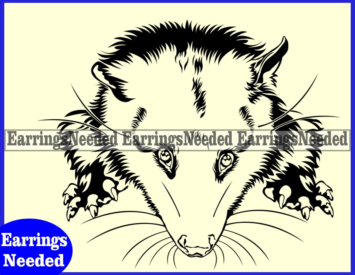 Opossum svg Opossum svg files for cricut Opossum vector | Etsy