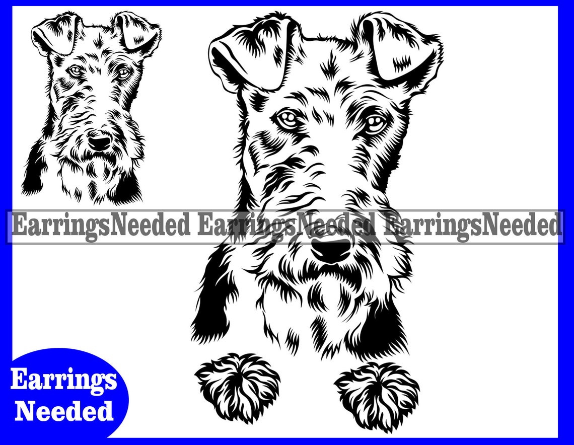 Wire Fox Terrier svg Wire Fox Terrier svg files for cricut | Etsy