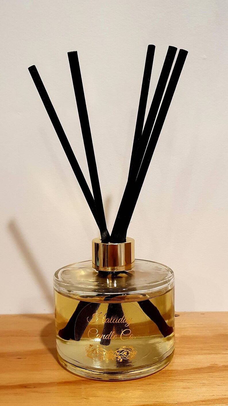 Luxury Reed diffuser 200ml Large Black Gold Silver gift Etsy