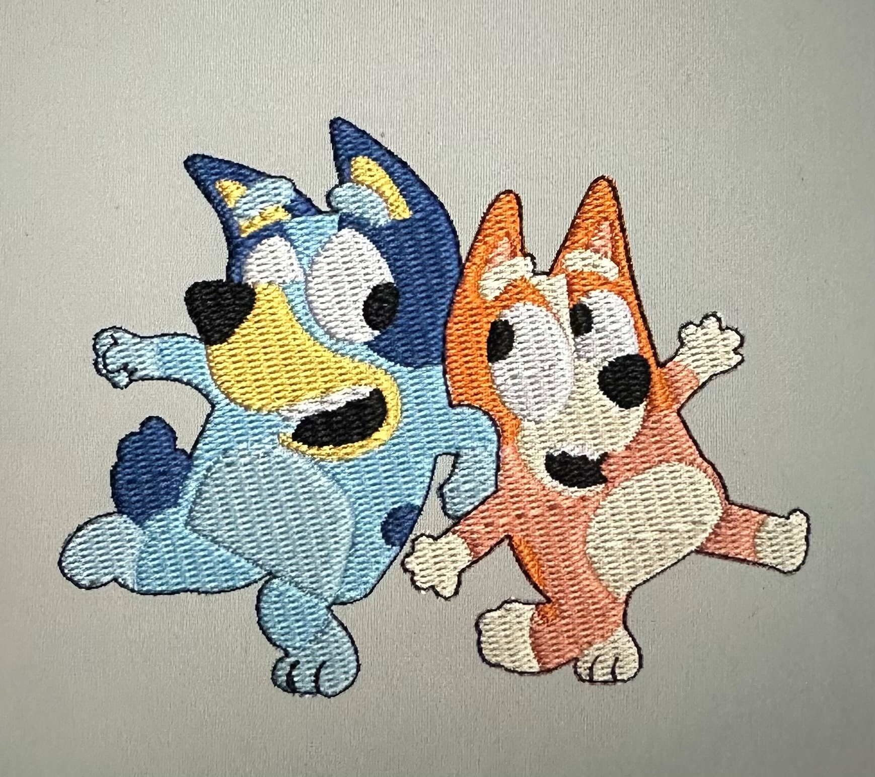 DIGITAL FILE ONLY - Perler Bead Pattern for Bluey and Bingo