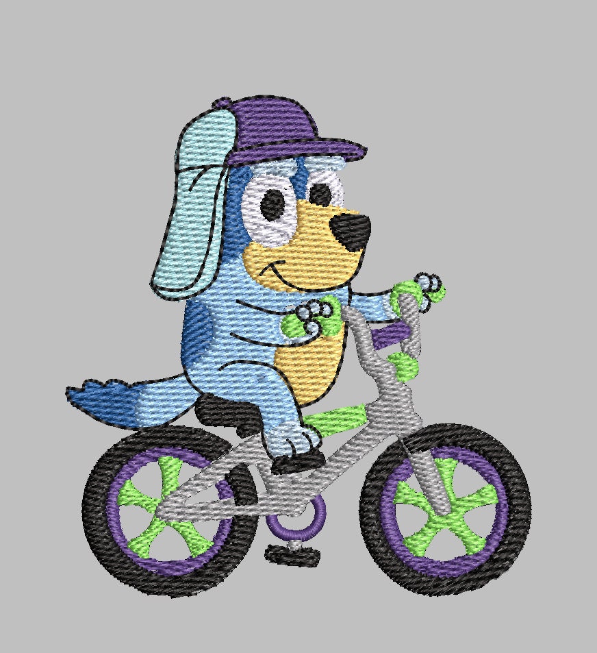 Bluey on Her Bike Etsy UK