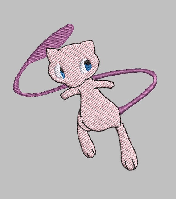 Mew Pokemon Embroidery Design -  Israel