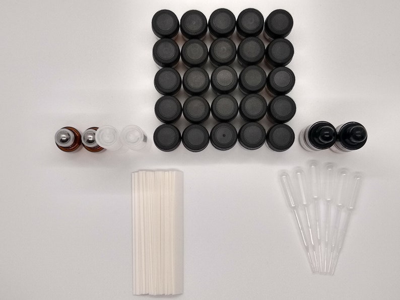 Fragrance Kit 60 Piece Perfume Making Kit 25 Essential Oils Etsy