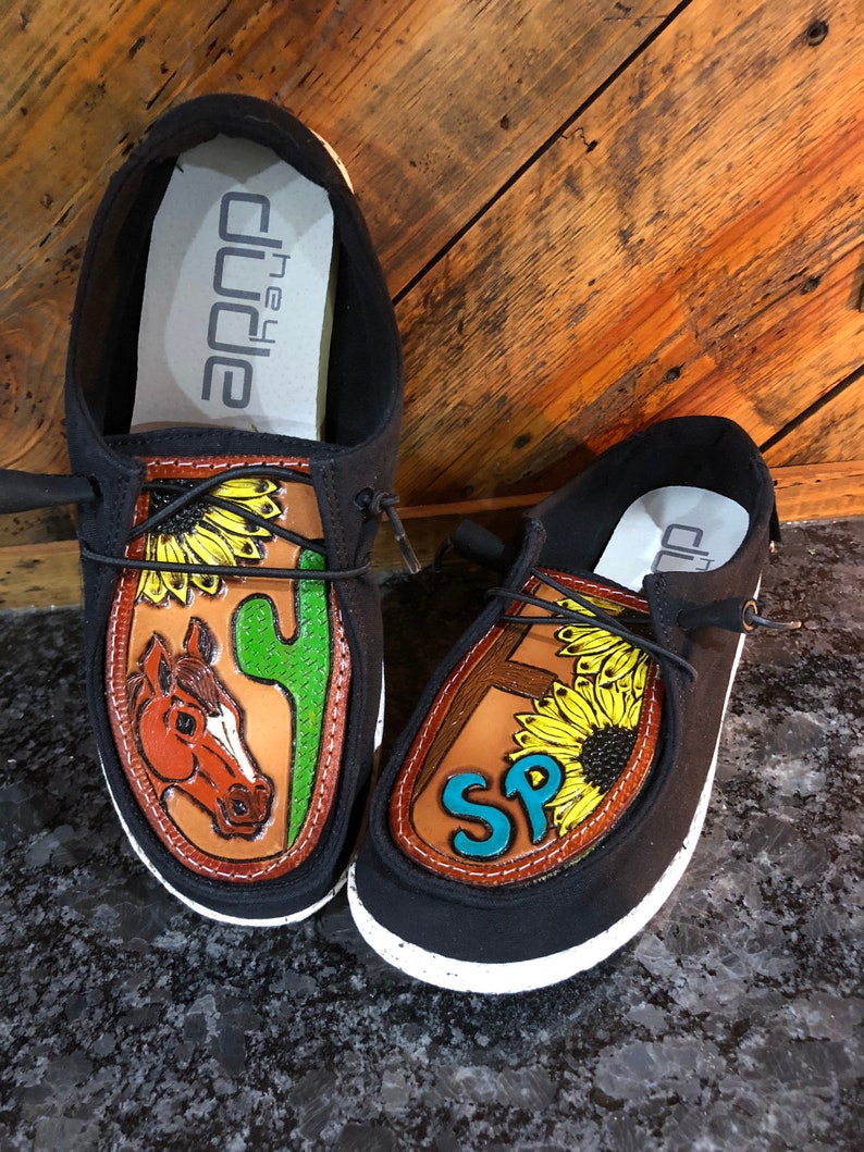tooled dude shoes