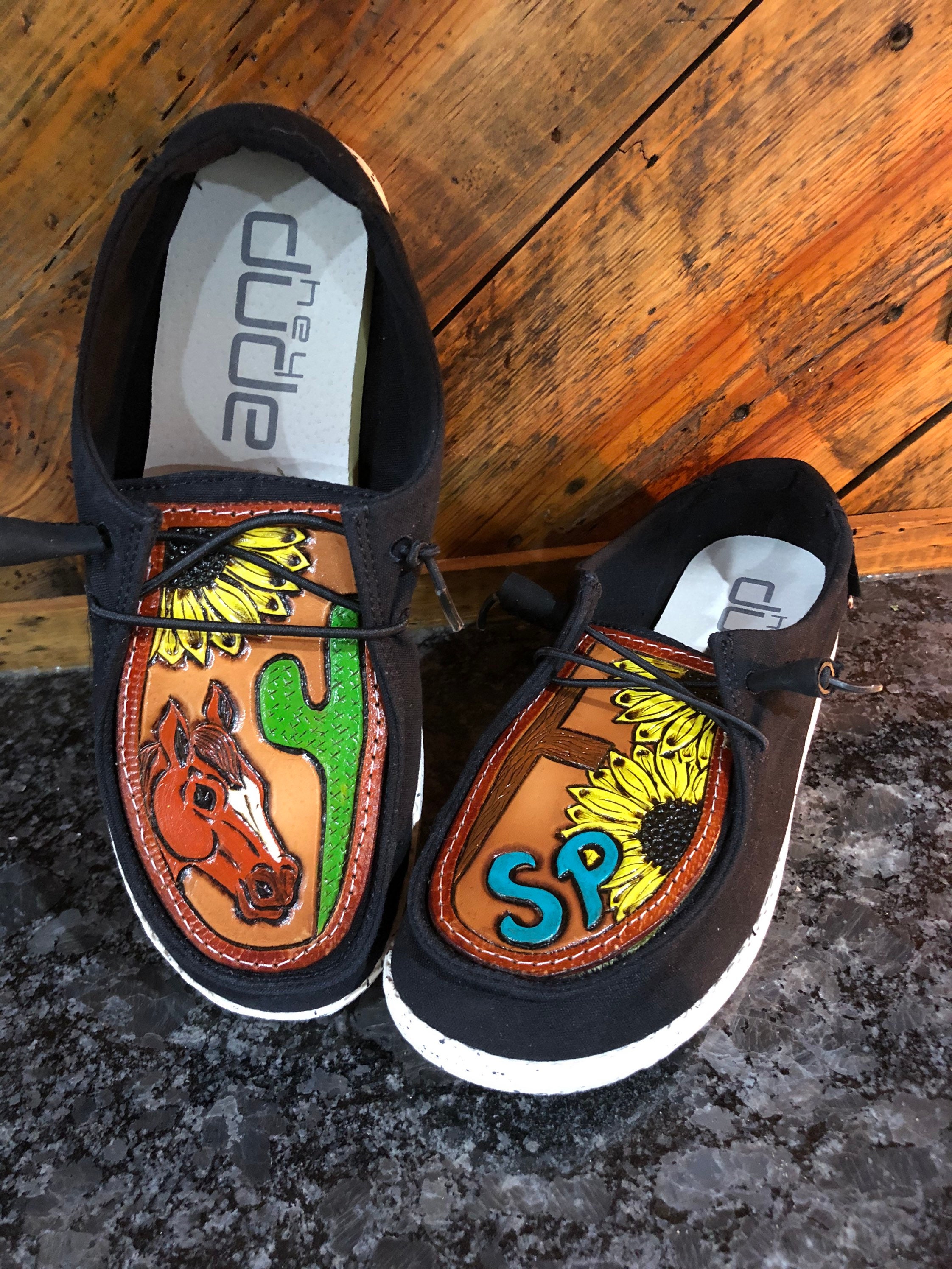 tooled dude shoes