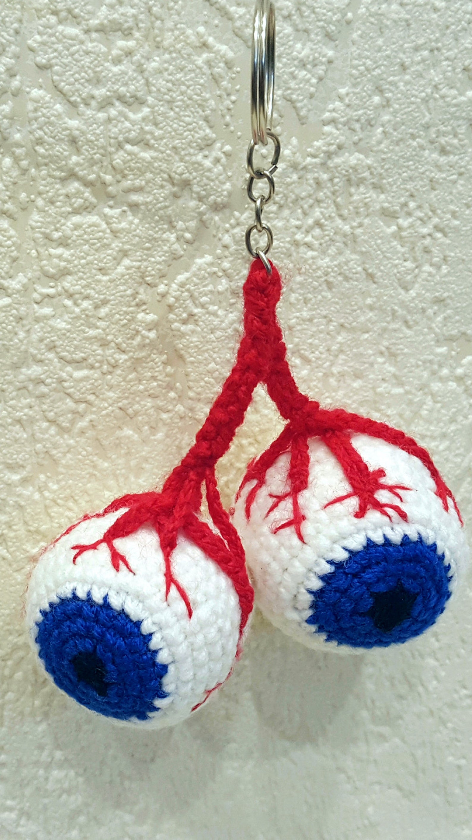 Anatomy keychain gruesome eyeball horror fun gift Etsy