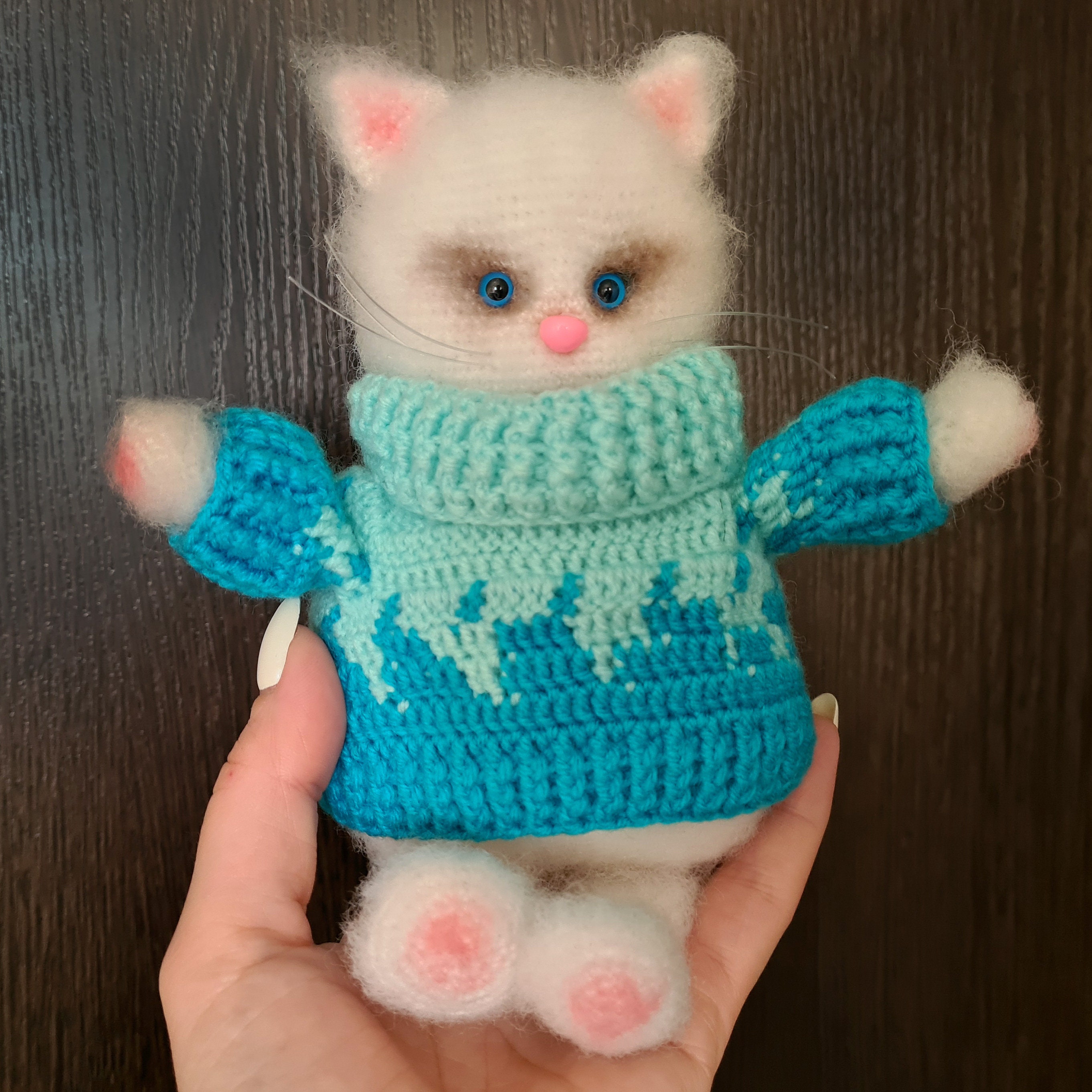 Cuddly toy fat cat amigurumi crochet pattern DIY plush | Etsy