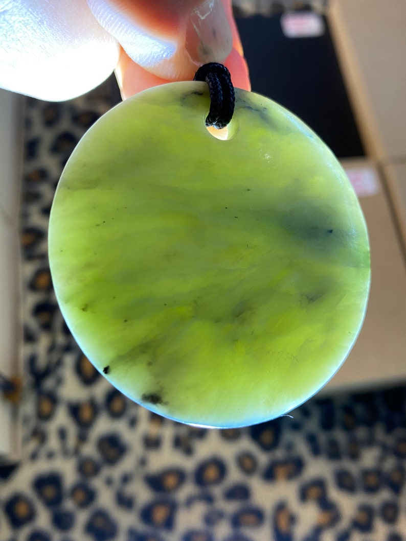 Eel river jade DISC. Beautiful celadon green pendant. Choice Etsy