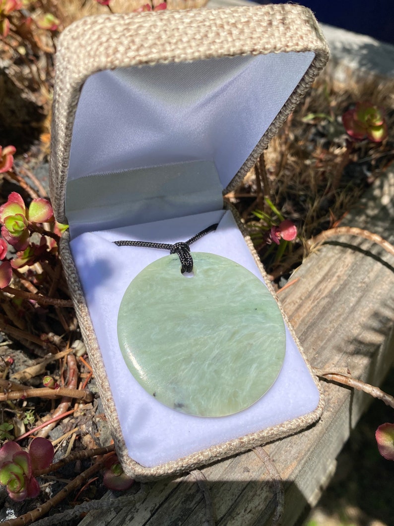 Eel river jade DISC. Beautiful celadon green pendant. Choice Etsy