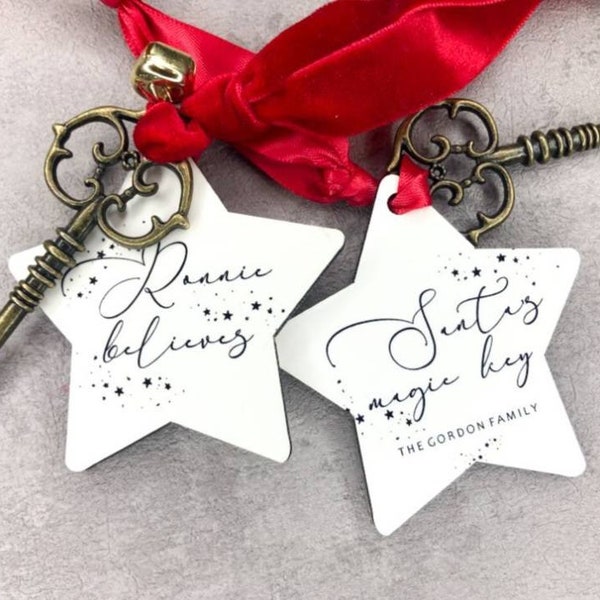 Personalised Santa Key - Magic key - Christmas - Christmas Gift