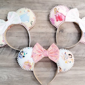 Ready to ship**Disney Princess  Minnie Ears, Cinderella inspired Ears, Aurora inspired Ears, Snow White inspired ears