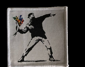 Aufnäher: Banksy Flower