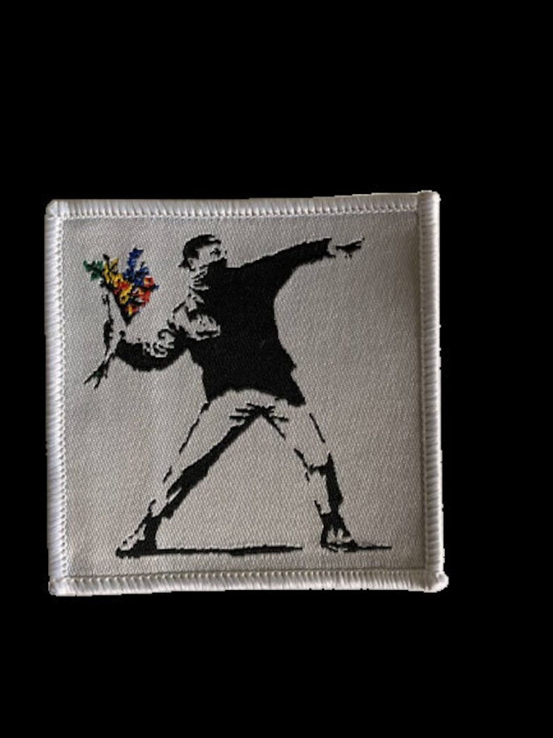 Patch: Banksy Flower image 1