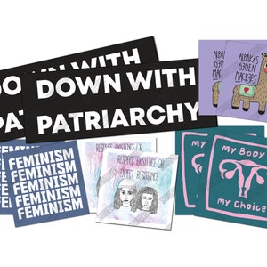 Feminism Sticker Mix (10 stickers per mix)