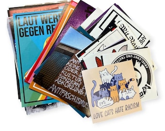 Großes Sticker-Mix-Paket (50 Stück)