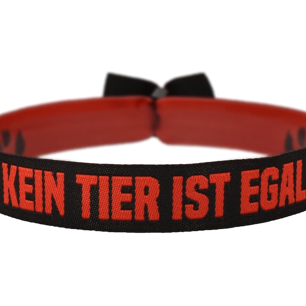 Armband: Kein Tier ist egal