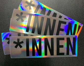 Hologram stickers: *inside (5 stickers)