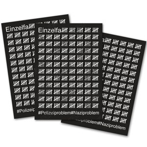 Aufkleber: Einzelfall (30 Stück)