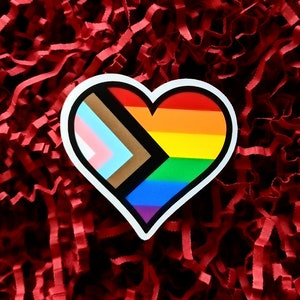 Aufkleber: Pride heart