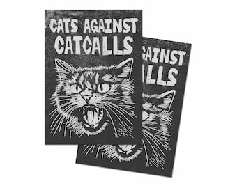 Stickers: Cats against catcalls (30 pieces)
