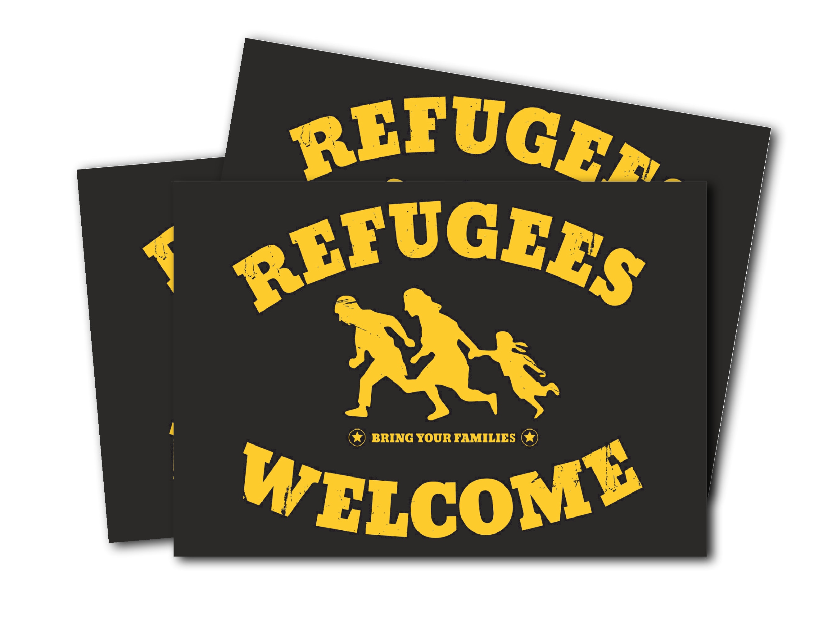 Stickers: REFUGEES WELCOME (30 Pieces) - Etsy